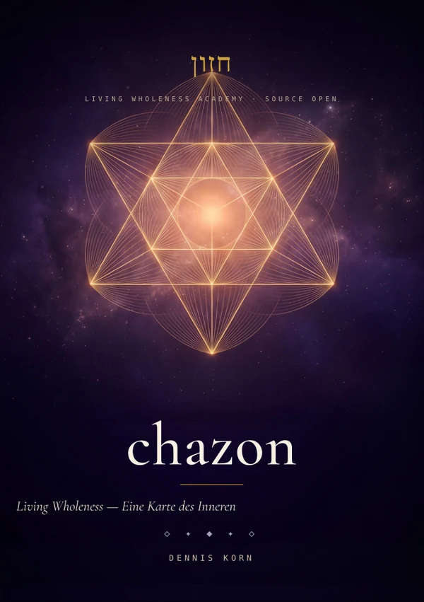 Buchcover: chazon (Living Wholeness), eine Karte des Inneren